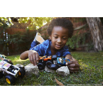 Hot Wheels Monster Trucks 1:64 Scale Die-Cast Demolition Doubles 2-Pack Assortment For Kids Age 3 - 8 Years Old, Collectible Toy Truck With Big Wheels For Crashing And Smashing Styles May Vary