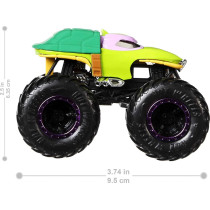 Hot Wheels Monster Trucks 1:64 Scale Die-Cast Demolition Doubles 2-Pack Assortment For Kids Age 3 - 8 Years Old, Collectible Toy Truck With Big Wheels For Crashing And Smashing Styles May Vary