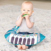 Infantino Grow With Me 3 N 1 Tummy Time Piano Kick & Play Sit & Play Fun Tummy Time Removable Teether Interactive Music