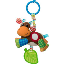 Infantino Jittery Cow, Stroller & High Chair Toys, Baby Soft Plush Toys, Assorted