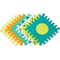 Infantino Soft Foam Puzzle Mat, Multicolor, 6 Piece, 216056
