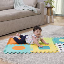 Infantino Soft Foam Puzzle Mat, Multicolor, 6 Piece, 216056