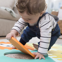 Infantino Soft Foam Puzzle Mat, Multicolor, 6 Piece, 216056