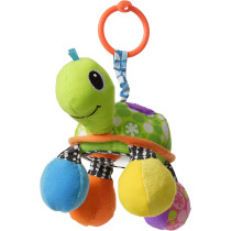 Infantino Turtle Mirror Pal - Green Stroller & High Chair Toys Baby soft Plush Toys
