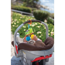 Infantino Turtle Mirror Pal - Green Stroller & High Chair Toys Baby soft Plush Toys
