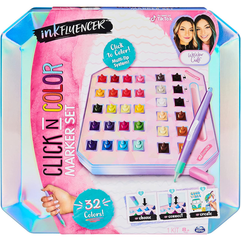 Inkfluencer Click N Color Marker Set