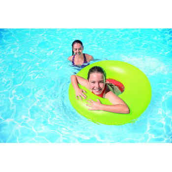 Intex 59262NP Neon Lifebuoy, Yellow, Fuchsia, Orange, 91 cm