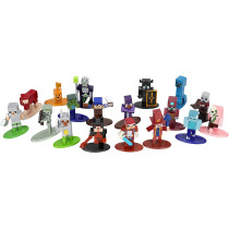 Jada Toys 253265007 Minecraft Dungeons Nano Figure Multi Pack Wave 7, Multicoloured
