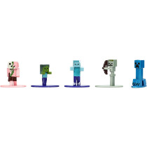 Jada Toys 253265007 Minecraft Dungeons Nano Figure Multi Pack Wave 7, Multicoloured