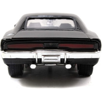 Jada Toys Fast & Furious 1970 Dodge Charger Street, 1:24 W/ Figurine Dominic Toretto