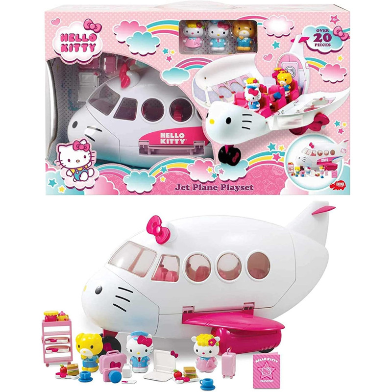 Jada Toys Hello Kitty Jet Plane Playset