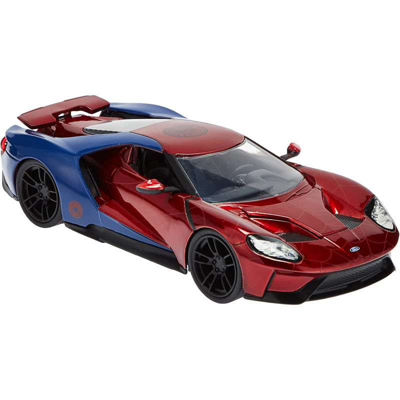 Jada Toys Marvel Spiderman 2017 Ford Gt 1:24 Scale Die-Cast Car
