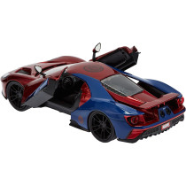 Jada Toys Marvel Spiderman 2017 Ford Gt 1:24 Scale Die-Cast Car