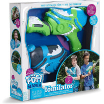 Little Kids Fom Mania Fomilator FOAM BLASTER 2PK Non Toxic Kid Powered Foam Line 2 FOM Blasters and 8oz of Foam Concentrate refills to give you 200 total blasts toy for parties, birthdays, outdoor fun