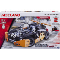 Meccano Erector by Meccano Roadster RC Model Building Set, 154 Pieces, For Ages 10 and up, STEM Construction Education Toy