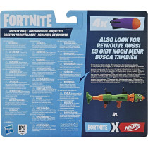 Nerf Hasbro E9989EU4 Nerf Fortnite Rocket Refill - Includes 4 Official Nerf Foam Rockets - Compatible with Nerf Fortnite Rocket-Firing Blasters