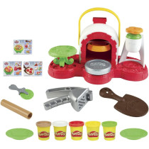 Play-Doh Hasbro Play-Doh Stamp 'n Top Pizza Oven Toy with 5 Non-Toxic Play-Doh compounds
