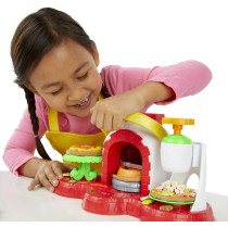 Play-Doh Hasbro Play-Doh Stamp 'n Top Pizza Oven Toy with 5 Non-Toxic Play-Doh compounds