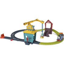 Thomas & Friends Fisher-Price Thomas & Friends Fix 'em Up Friends train and track set with motorized Thomas engine for preschool kids 3+