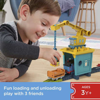 Thomas & Friends Fisher-Price Thomas & Friends Fix 'em Up Friends train and track set with motorized Thomas engine for preschool kids 3+