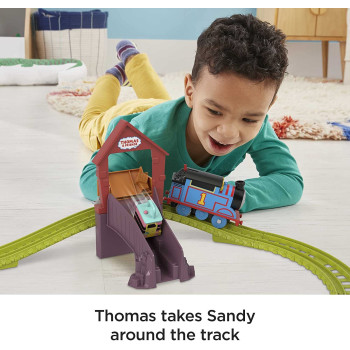 Thomas & Friends Fisher-Price Thomas & Friends Fix 'em Up Friends train and track set with motorized Thomas engine for preschool kids 3+