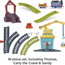 Thomas & Friends Fisher-Price Thomas & Friends Fix 'em Up Friends train and track set with motorized Thomas engine for preschool kids 3+
