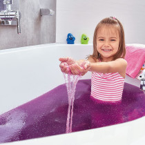 Zimpli Kids Glitter Slime Baff Purple from Zimpli Kids, Turns water into gooey, colourful DIY slime, Christmas Stocking Fillers for Children