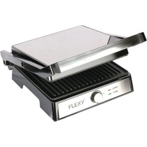 Flexy 2000W Contact Griddle 4 Slices Press Grill With Non-Stick Removable Plate