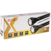 Flexy Rechargeable LED Flash Light Black 26centimeter