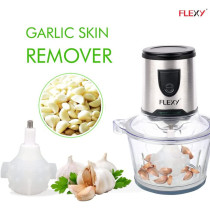 Flexy Food Processor Electric Chopper Mincer And Blender For Meat And Veggies With Garlic Peeler