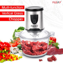 Flexy Food Processor Electric Chopper Mincer And Blender For Meat And Veggies With Garlic Peeler