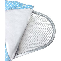 Flexy Foldable Ironing Board With Steam Iron Rest Ironing Stand And Heavy Sturdy Metal Frame Legs (43X94X120CM)