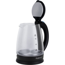 Flexy 1.8 Liter 1500W Glass Body Electric Cordless Kettle With 360 Degree Swivel Base