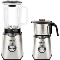 Flexy 600W 2 in 1 Grinder Blender Combo With Stainless Steel Jars For Hard Grinding And Blending