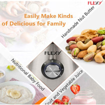 Flexy 600W 2 in 1 Grinder Blender Combo With Stainless Steel Jars For Hard Grinding And Blending