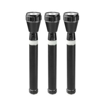 Flexy Rechargeable Q5 LED Flash Light 1500 Meters Beam 26X6X6CM Pack of 3