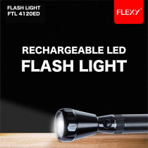 Flexy Rechargeable Q5 LED Flash Light 1500 Meters Beam 27 X 5X 5CM