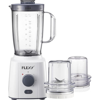 Flexy 650W 3 In 1 Blender 1600ML Jar 2X50g Mill