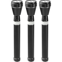 Flexy Rechargeable Q5 LED Flash Light 1200 Meters Beam 23X6X6CM Pack Of 3