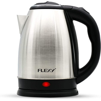 Flexy 1.8 Liter 1500W Stainless Steel Electric Kettle With 360 Degree Base