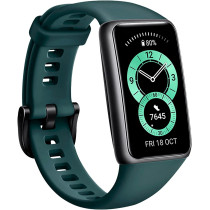Huawei Band 6, All-Day Spo2 Monitoring, 1.47" Fullview Display, 2-Week Battery Life, Fast Charging, Heart Rate Monitoring, Sleep Tracking, 96 Workout Modes, Message Reminder - Forest Green