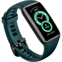 Huawei Band 6, All-Day Spo2 Monitoring, 1.47" Fullview Display, 2-Week Battery Life, Fast Charging, Heart Rate Monitoring, Sleep Tracking, 96 Workout Modes, Message Reminder - Forest Green