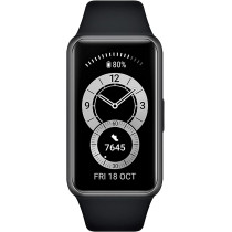 Huawei Band 6, All-Day Spo2 Monitoring, 1.47" Fullview Display, 2-Week Battery Life, Fast Charging, Heart Rate Monitoring, Sleep Tracking, 96 Workout Modes, Message Reminder - Graphite Black