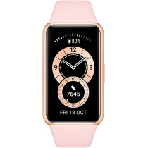 Huawei Band 6, All-Day Spo2 Monitoring, 1.47" Fullview Display, 2-Week Battery Life, Fast Charging, Heart Rate Monitoring, Sleep Tracking, 96 Workout Modes, Message Reminder - Sakura Pink