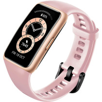 Huawei Band 6, All-Day Spo2 Monitoring, 1.47" Fullview Display, 2-Week Battery Life, Fast Charging, Heart Rate Monitoring, Sleep Tracking, 96 Workout Modes, Message Reminder - Sakura Pink