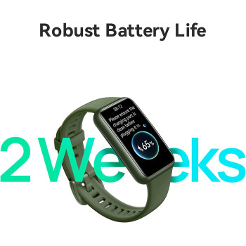 HUAWEI Band 7 Activity Tracker - Smart Band up to 2 Weeks Battery Life with Blood Oxygen & Heart Rate Monitor - Multi Sport Fitness Tracker with Sleep tracking and Stress monitoring - Wilderness Green