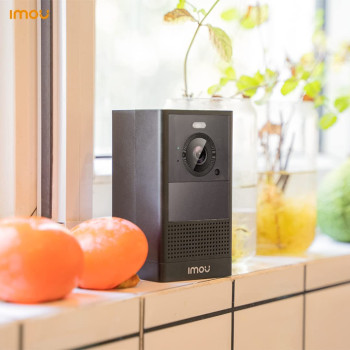 Imou Cell 2 4Mp - Outdoor Battery Camera, Super Hd 2K With Full Colour Nightvision, 6 Month Battery (No Hub), Pir Human Detection, 2 Way Audio, Pre Record, H.265, Black, (Ipc-B46Lp)