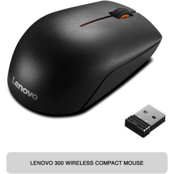 Lenovo 300 Wireless Compact Mouse WW GX30K79401, black, 32 x 56 x 98