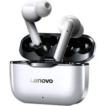 Lenovo Lenovo Lp1 True Wireless Sports Bluetooth In-Ear Headphones With Mic And 300Mah Charging Case White/Black