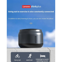Lenovo ThinkplUS K3 Speaker, Bluetooth Version 5.0 Spearker/Outdoor Loudspeaker with 1200 mAh Battery Capacity, Black Color